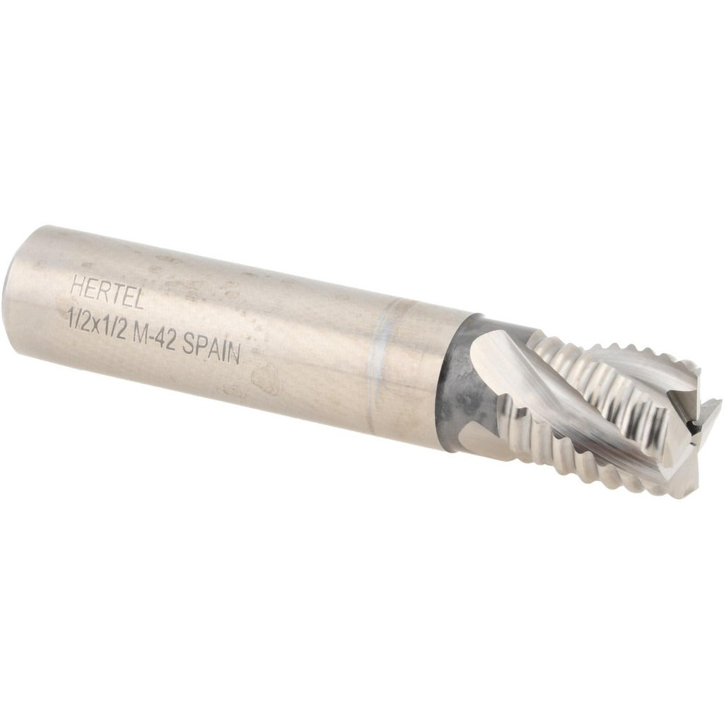 HERTEL Hertel 44839421 Roughing End Mill 1/2 in 4 Flute Cobalt M42