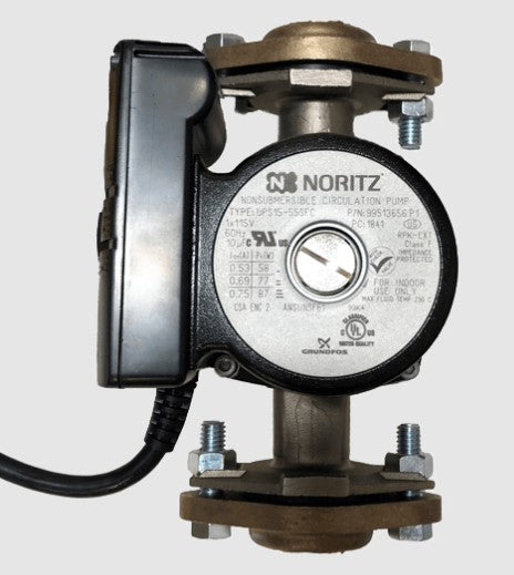 Noritz RPK-EXT External Pump Kit - Grundfos UPS15 - 1/12 HP - Three Speed Circulation Pump - Stainless Steel - Flanged - Check Valve