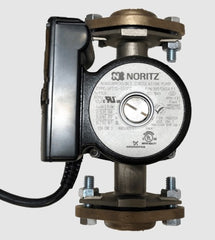 Noritz RPK-EXT External Pump Kit - Grundfos UPS15 - 1/12 HP - Three Speed Circulation Pump - Stainless Steel - Flanged - Check Valve