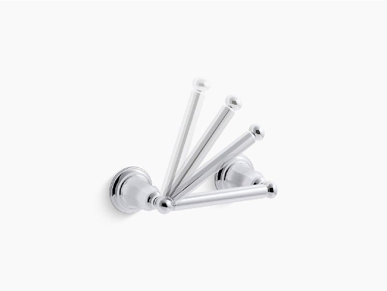 KOHLER KOHLER K-13504-BN Kelston Double Post Tissue Holder