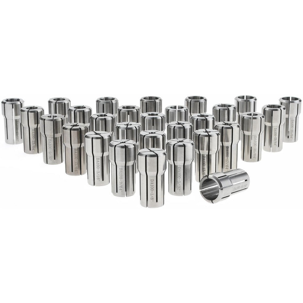 ACCUPRO Accupro 784505 DA100 Collet Set 29 Pc 1/8 to 9/16 in