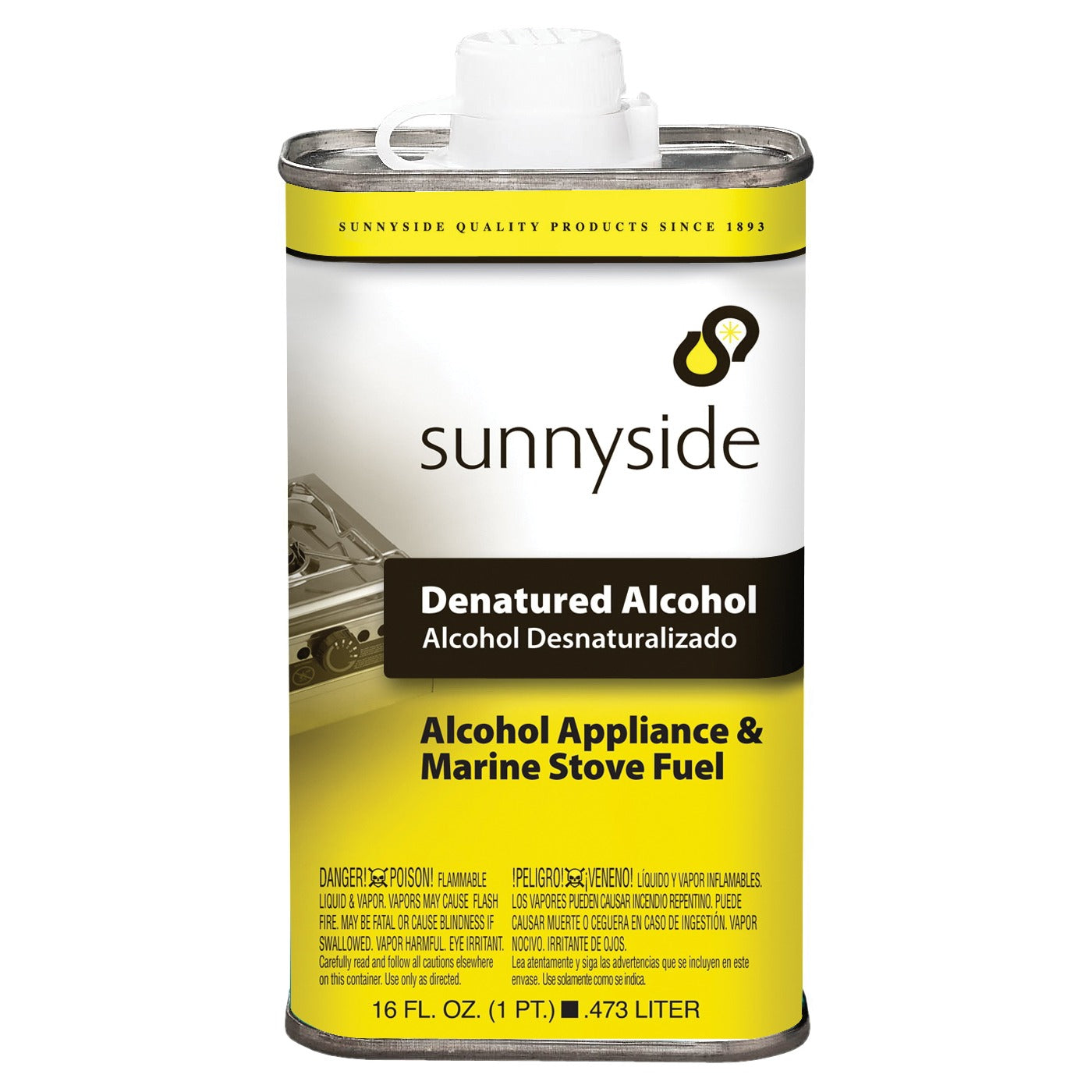 SUNNYSIDE Sunnyside 83416 Denatured Alcohol 1 Pint