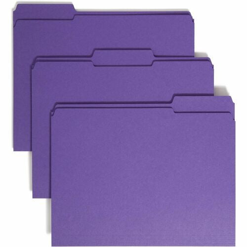 SMEAD Smead SMD13034 File Folders 1/3-cut Assorted Tab 100-pack
