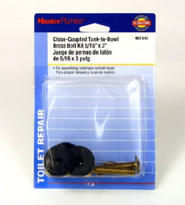 MASTER PLUMBER Plumb Shop 403642 Toilet Tank to Bowl Bolt Set