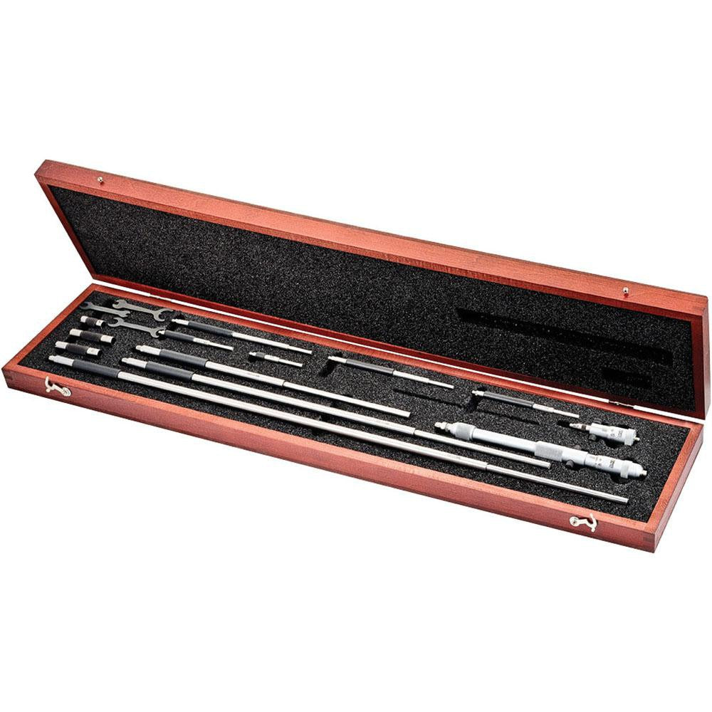 STARRETT Starrett 56144 Inside Micrometer Set 800mm 10 Rods
