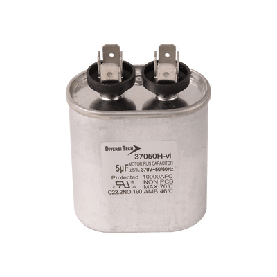 DiversiTech 37050H 5mfd 370V Oval Run Capacitor