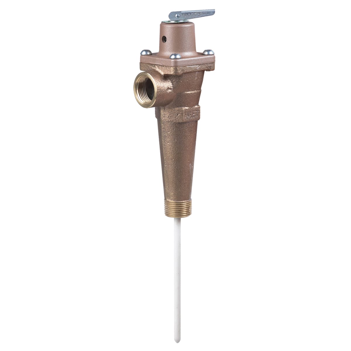 Watts 0163801 3/4 Bronze Automatic Reseating Temp/Pressure Relief Valve 150 psi 210 F