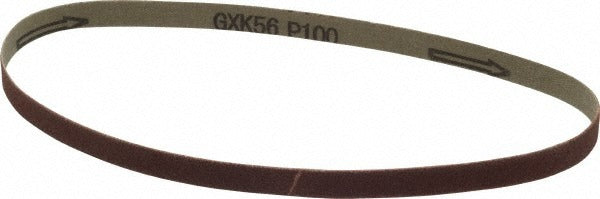 TRU-MAXX Tru-maxx 7066 Abrasive Belt 100 Grit 0.5x24 in Aluminum Oxide