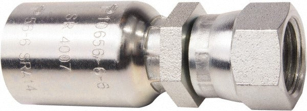 PARKER Parker 10656-4-4 Female Jic Swivel Straight Fitting 6000 Psi