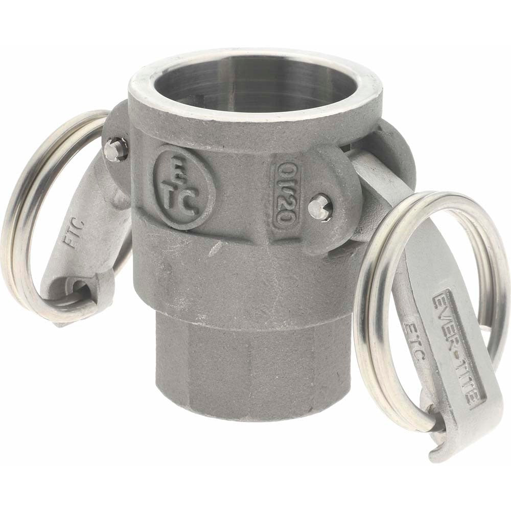EVER-TITE Ever-tite 307DSS 3/4 in Cam Groove Coupling Fnpt Stainless