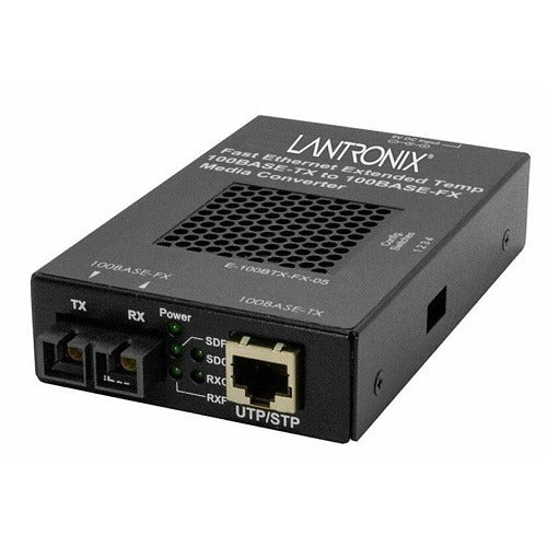 LANTRONIX Transition Networks E-100BTX-FX-05(SCHT)-LA Media Converter