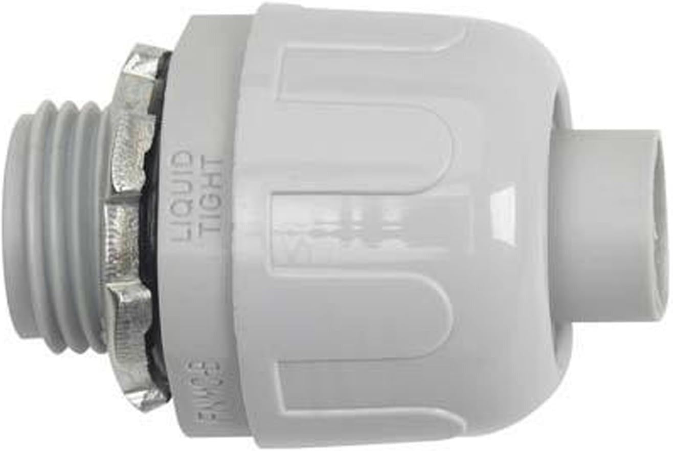 HALEX Halex 27621 Flexible Non-Metallic Liquid Tight Connector 1/2 in.