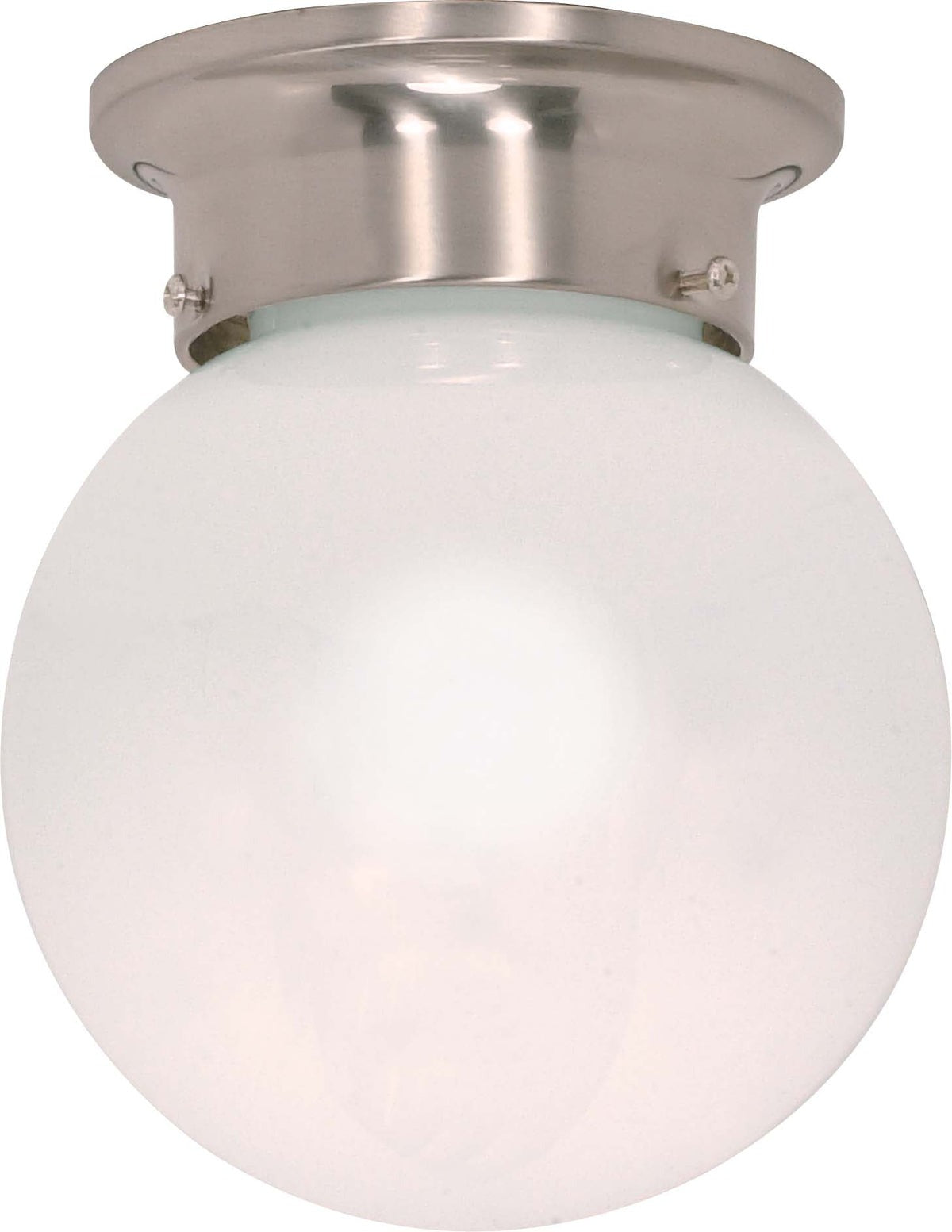 SATCO-NUVO Satco-Nuvo 60/245 One Light Flush Mount 60W (6 in) 60-245