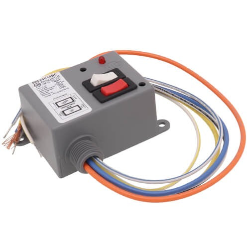 FUNCTIONAL DEVICES FUNCTIONAL DEVICES RIB2401SBC Power Relay 20 Amp SPDT Override 24 Vac/dc/120 Vac