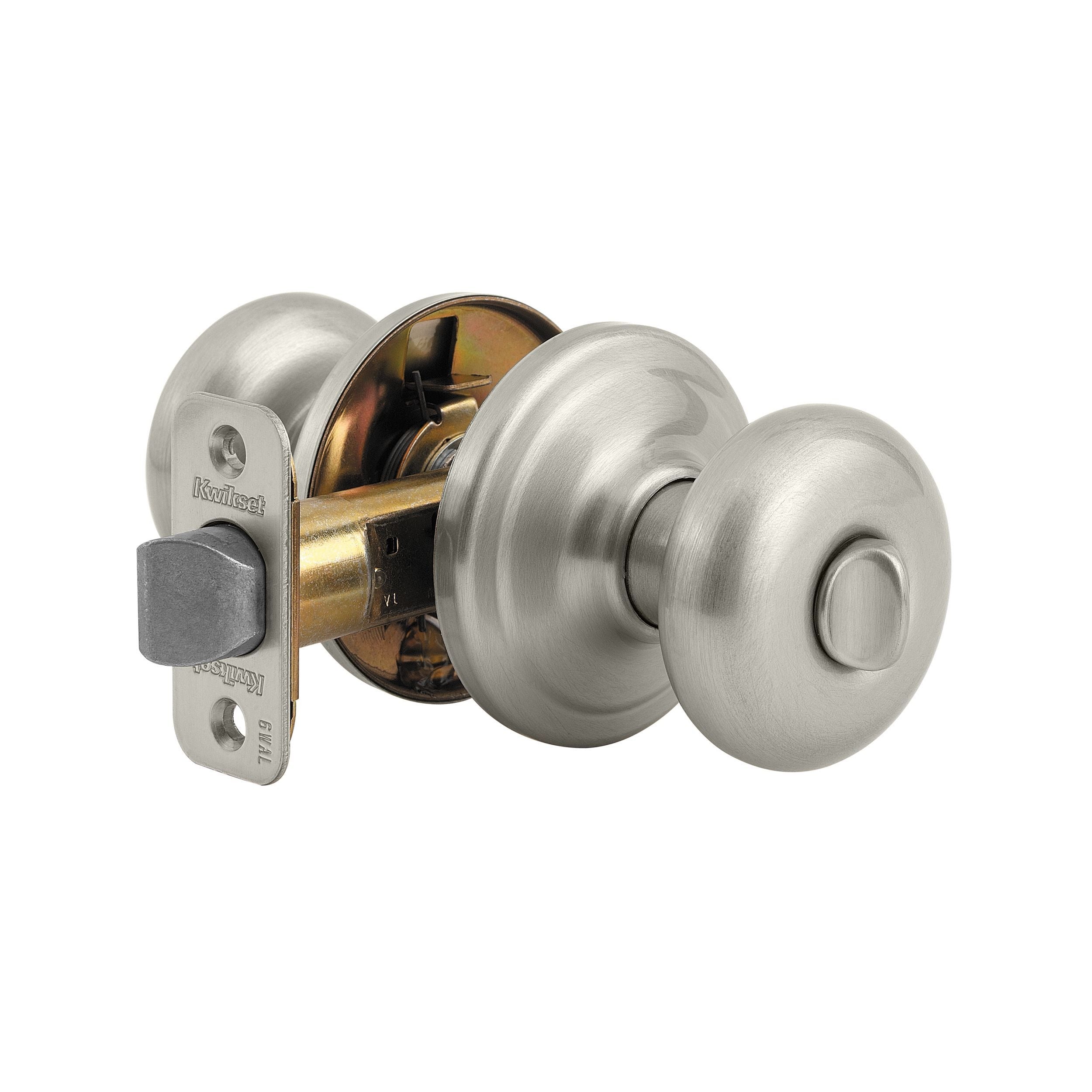KWIKSET Kwikset CP730J-15 Privacy Knob Lock Satin Nickel