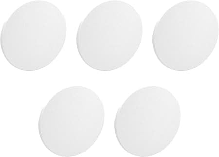 PRIME-LINE Prime-Line MP9265 vinyl circular wall protector with self-adhesive backing 7 inch (pack of 5)