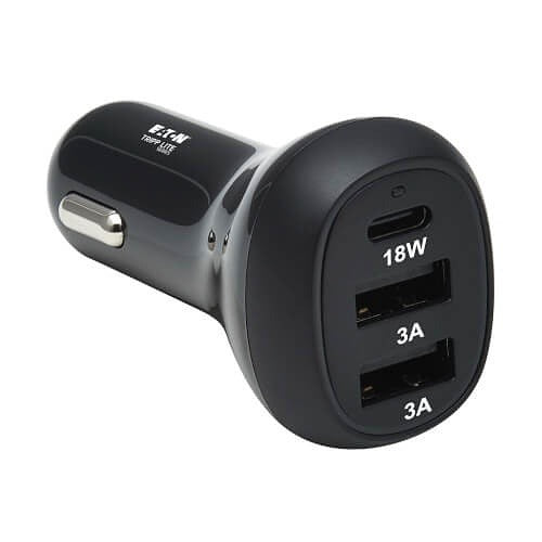 TRIPP LITE Tripp Lite U280-C03-36W-1B 36W 3-port Car Charger