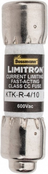 EATON Cooper Bussmann KTK-R-4/10 Cc Fast-acting Fuse 0.4A 600V