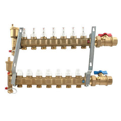 Caleffi 6686G5S1A TwistFlow 7 Loop Radiant Manifold Assembly