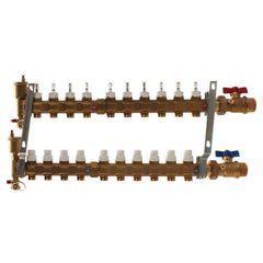 Caleffi 6686L5S1A TwistFlow Manifold Assembly 10 Outlets 1 inch