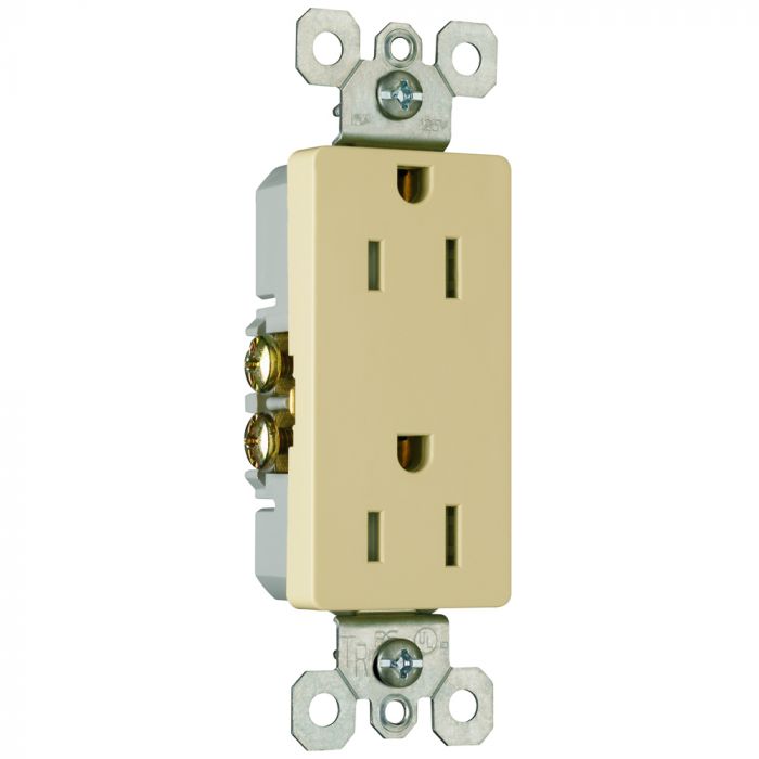 Pass & Seymour 885TRI Duplex Tamper-Resistant Receptacle 15A 125V