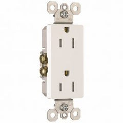 Pass & Seymour 885TRW Legrand Radiant 15A Decorator Tamper-Resistant Receptacle