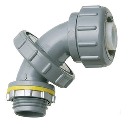 Arlington NMLT5090 Zero to 90 Non-Metallic Liquidtight Connector 1/2 in Trade