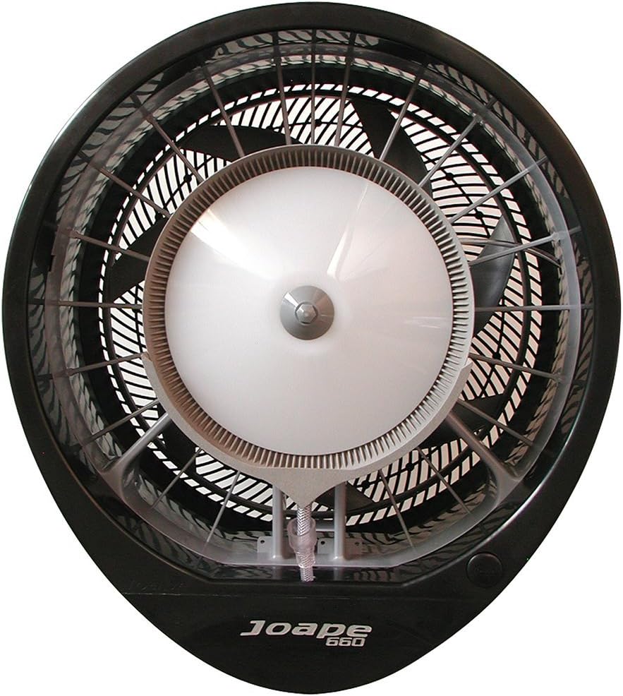 EcoJet 40103 Eco | Hurricane Wall Mount Misting Fan | Black