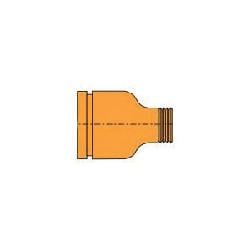 Anvil 390010023 FIG 74 Coupling, 2-1/2 in, Grooved, Ductile Iron, Rust Inhibiting Orange Painted