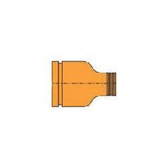 Anvil 390010023 FIG 74 Coupling, 2-1/2 in, Grooved, Ductile Iron, Rust Inhibiting Orange Painted