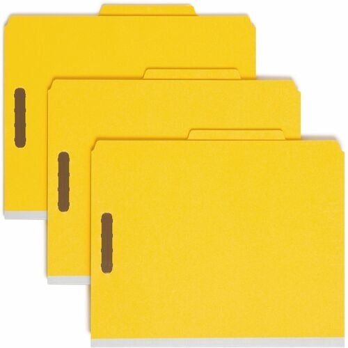 SMEAD Smead SMD14064 Classification Folder 2in Letter Yellow 10pk
