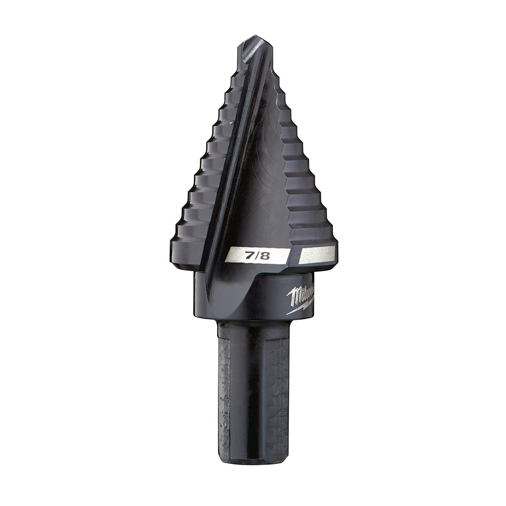 Milwaukee 48-89-9207 Step Drill Bit, 7/8 in Dia Min Hole, 7/8 in Dia Max Hole, 1 Step