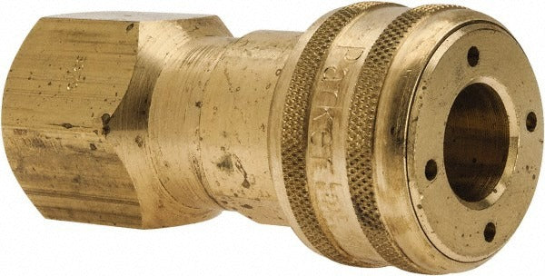 PARKER Parker B37G Pneumatic Hose Coupler Female Nptf Brass