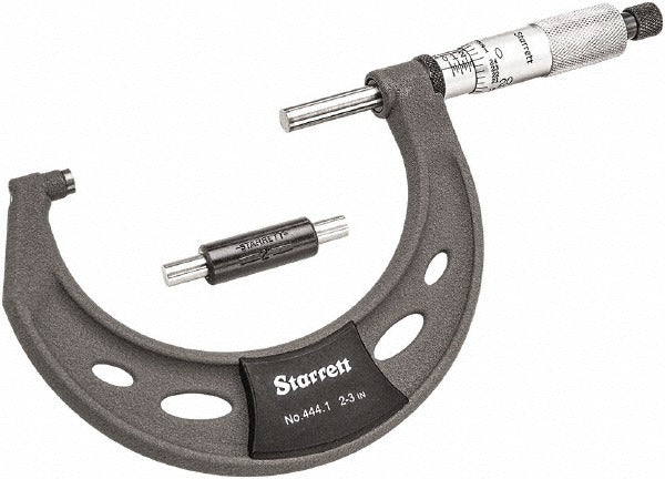 STARRETT Starrett T444.1XRL-3 Outside Micrometer 3 in