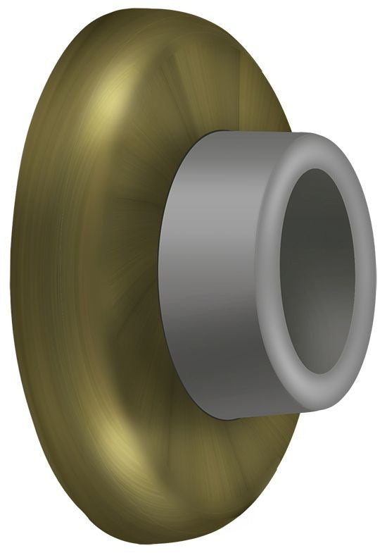 DELTANA Deltana WB250U5 Concave Flush Wall Bumper Antique Brass
