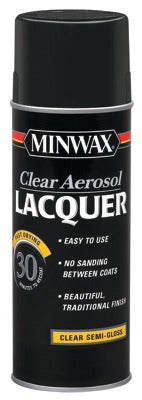 MINWAX Minwax 15205 Clear Semi-gloss Brushing Lacquer 11.5 Oz