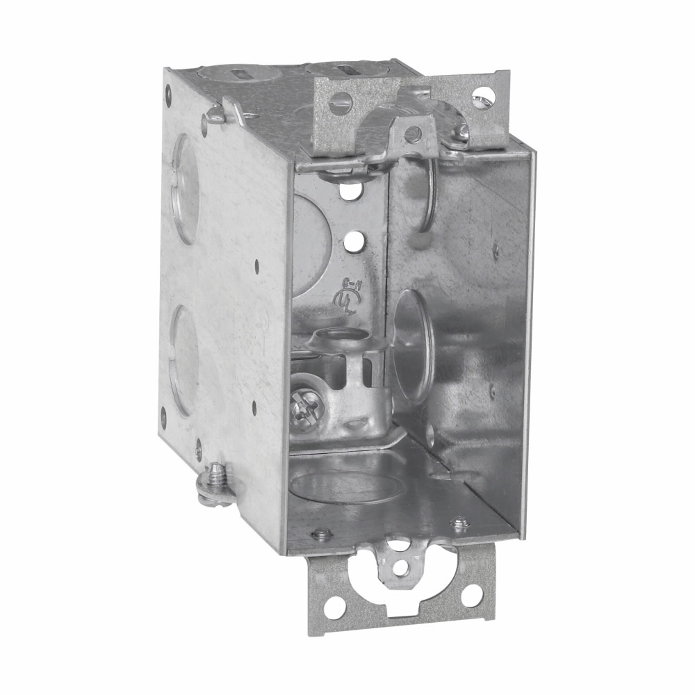 Crouse-Hinds TP244 Steel Gangable Switch Box 3 x 2 x 3-1/2