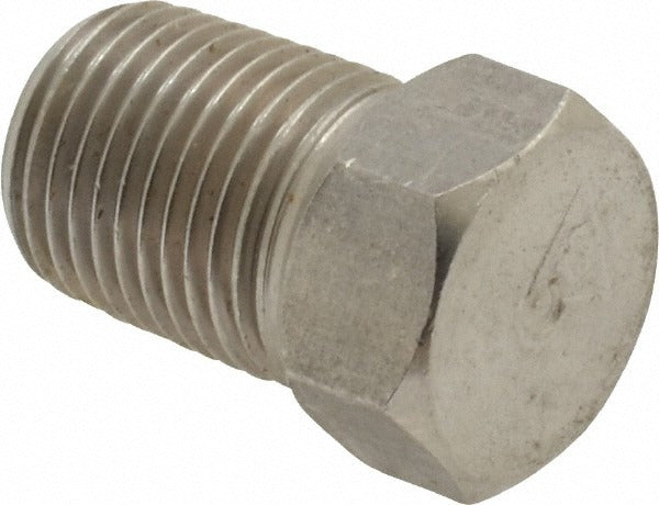 MERIT BRASS Merit Brass 3617HD-02 Hex Plug 1/8 in 316SS Mnpt 3000 Psi