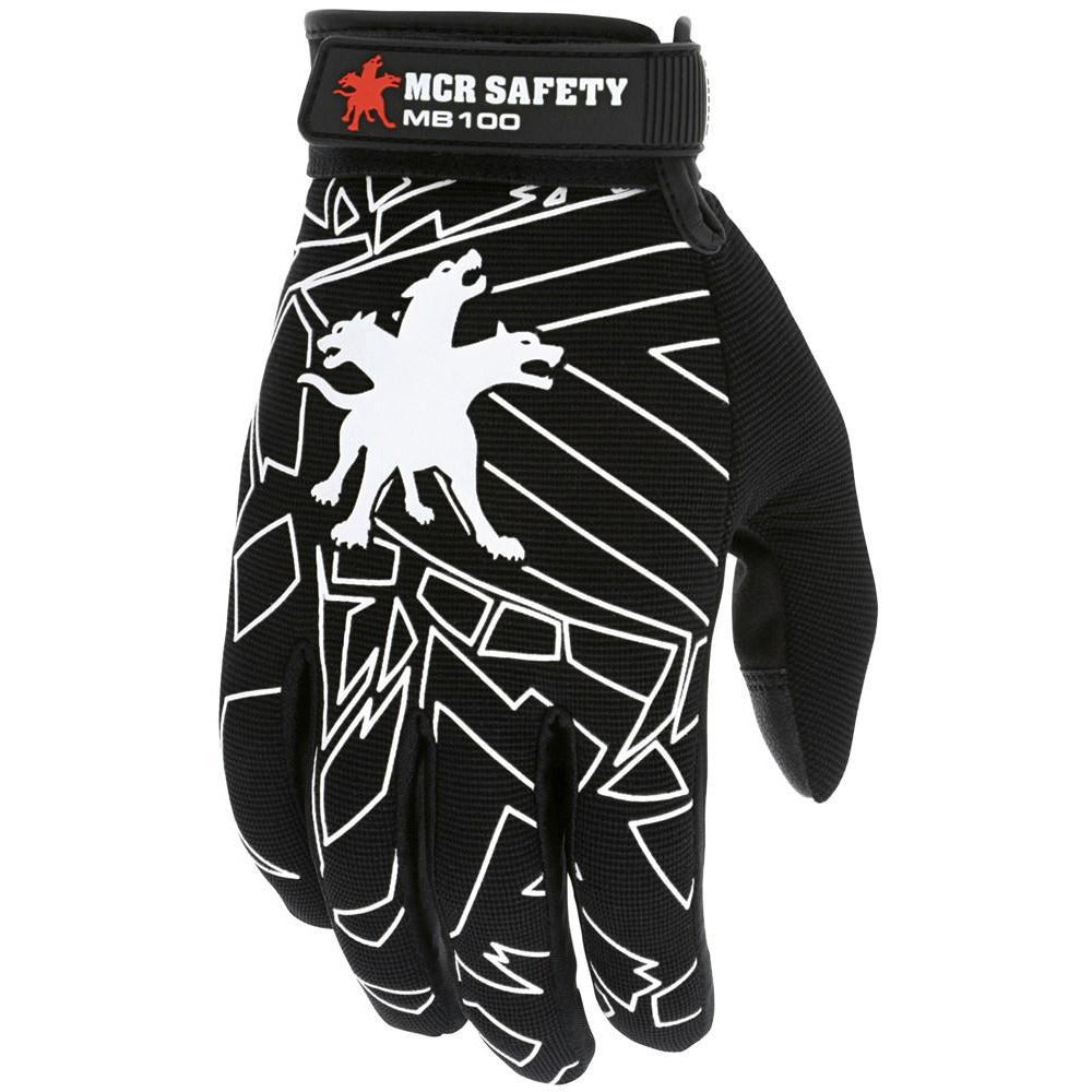 MCR SAFETY Mcr Safety MB100M Mechanic Glove Medium Synthetic Leather