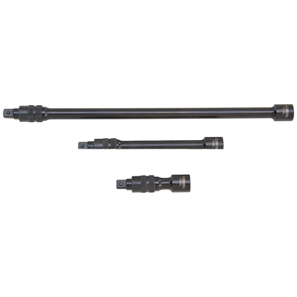 PROTO Proto J7277L 3/8 in Drive Socket Locking Extension Set 3pc