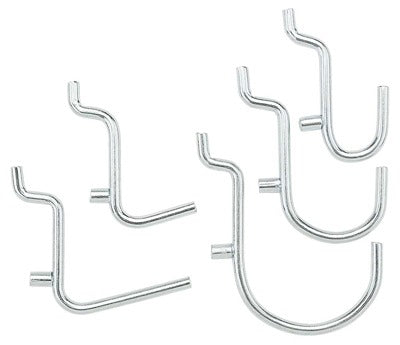 NATIONAL HARDWARE National Mfg N182-003 Zinc Plated Peg Hook Assortment 26pc