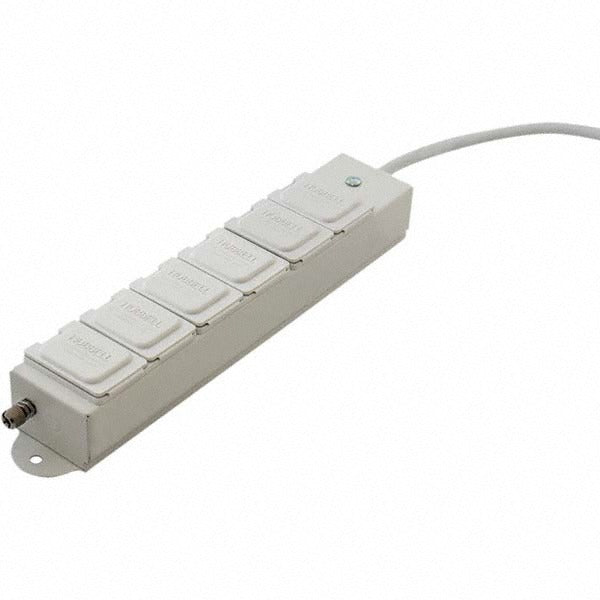 HUBBELL Hubbell Wiring Device-kellems HBL6MGRPT6 Power Outlet Strip