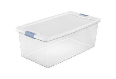 STERILITE Sterilite 14998004 Latching Storage Box 106 Qt Stackable