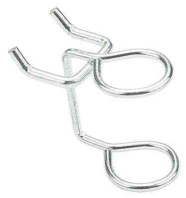 NATIONAL HARDWARE National Mfg N180-029 Zinc Plated Pegboard Tool Holder 2pk