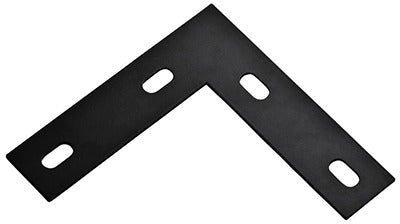 NATIONAL HARDWARE National Mfg N351-505 Corner Brace 6.5 in Black Steel 5-pack
