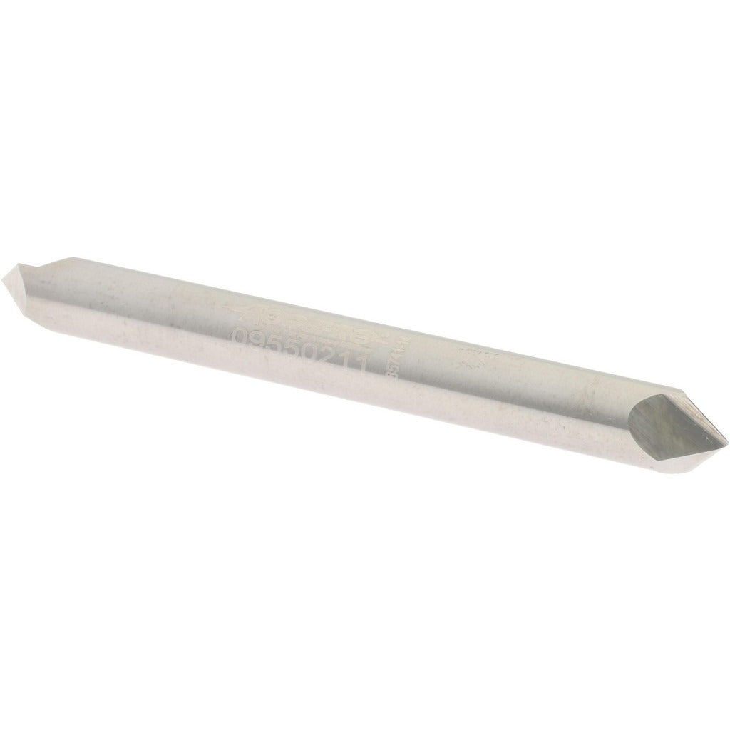 ACCUPRO Accupro 2500007 Chamfer Mill 1/4 in 2 Flute Solid Carbide