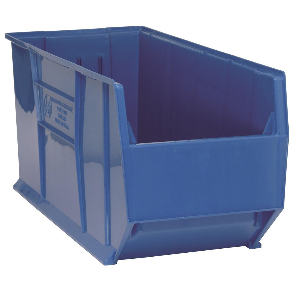 QUANTUM STORAGE SYSTEMS Quantum Storage QUS993BL Hopper Stacking Bin Blue 100 Lb