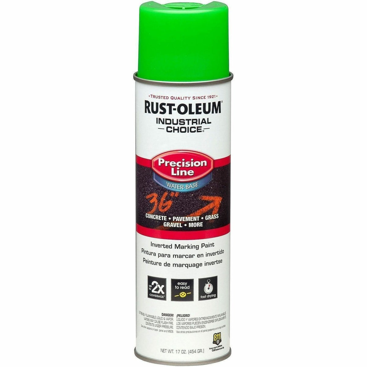 RUST-OLEUM Rust-Oleum RST203032 Industrial Choice Precision Line Marking Paint 17 oz (203032)
