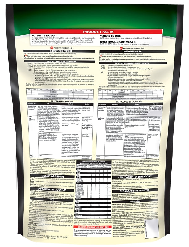 SPECTRACIDE Spectracide HG-53944 Triazicide Insect Killer for Lawns Granules 10 lb