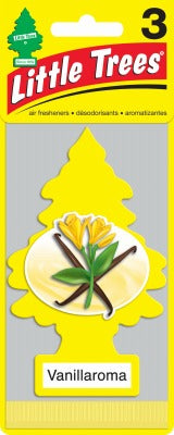 LITTLE TREES Car Freshner Corp U3S-32005 Vanilla Air Freshener 3 Pack